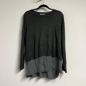 Dressbarn - Roz & Ali Tank with Sweater. New with tags. Gray. Size 1X.